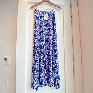 Boden Tropical Floral Maxi Skirt, Size 4
